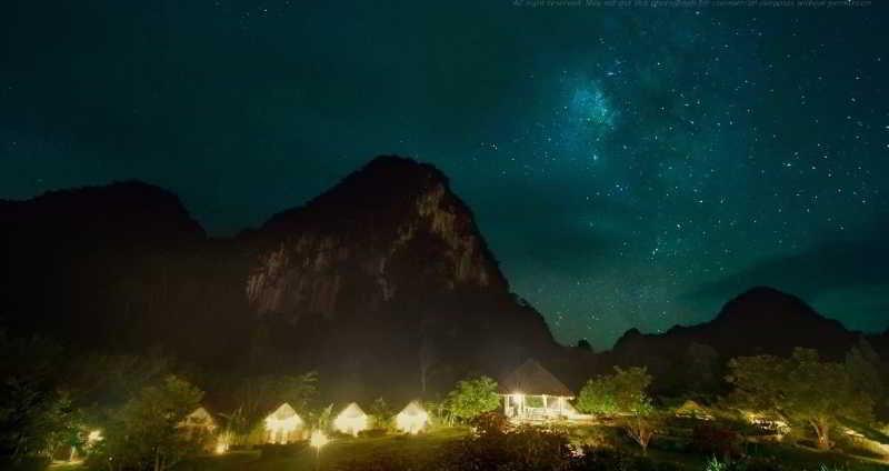 Cliff And River Jungle Hotel Surat Thani Exterior foto
